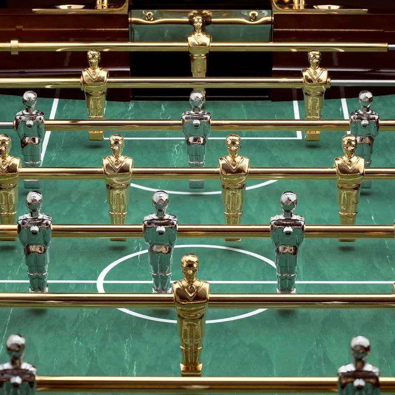 Bonzini B50 | Special Edition '50th Anniversary' Football Table Dark Wood & Gold Foosball Table