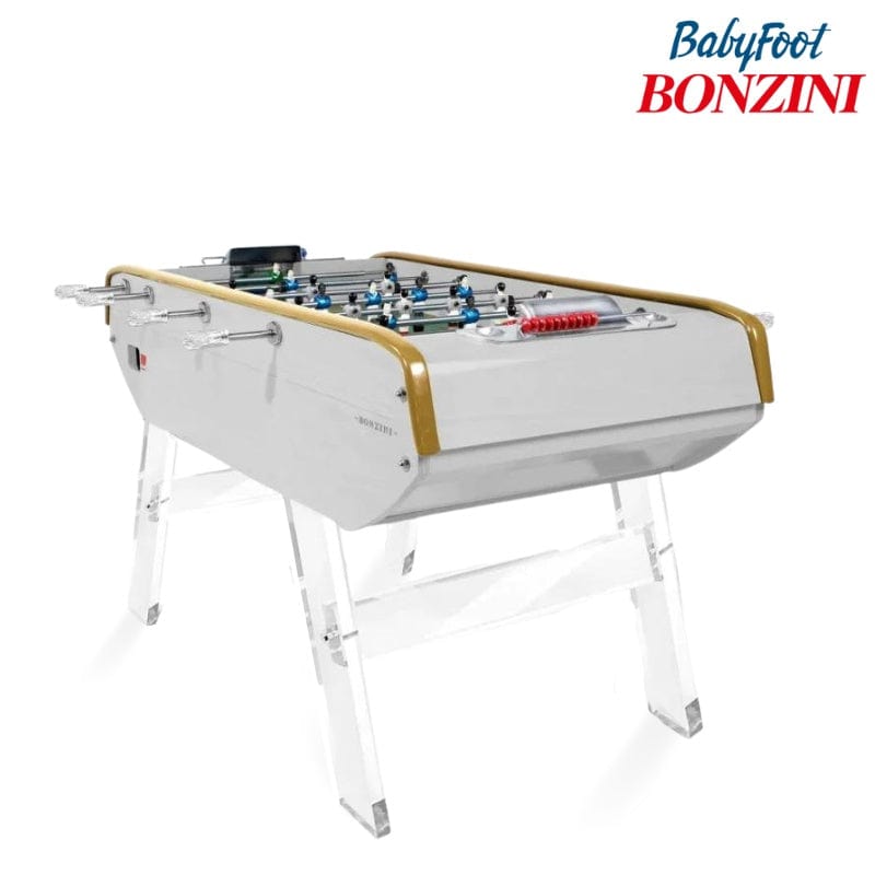 Bonzini B90 Football Table with Perspex Legs in Grey, White or Silver Foosball Table