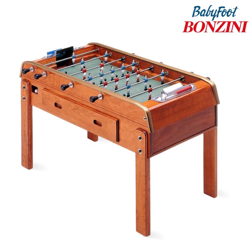 Bonzini Grand Tiroirs Storage Football Table in Cherry Timber | 2-Drawer Foosball Table