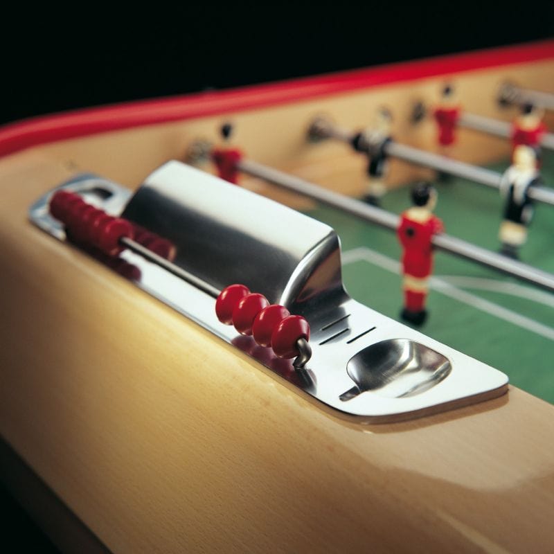 Bonzini Straight Leg Wheelchair Accessible Football Table Beech Foosball Table