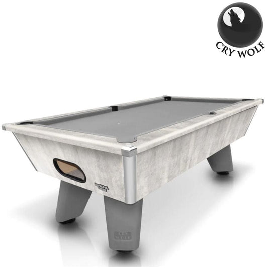 Cry Wolf Indoor Pool Table - Slate Bed - Urban Grey - 6ft & 7ft Pool Tables
