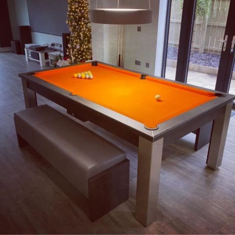 FMF | Elixir Slate Bed Indoor Pool Dining Table | Various Custom Finishes | 6ft & 7ft Sizes Pool Tables