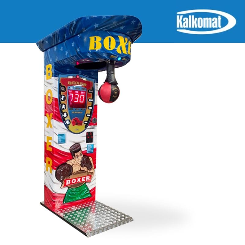 Kalkomat | Boxer 3D Punching Machine | 2 Designs Stars & Stripes Punching Machine