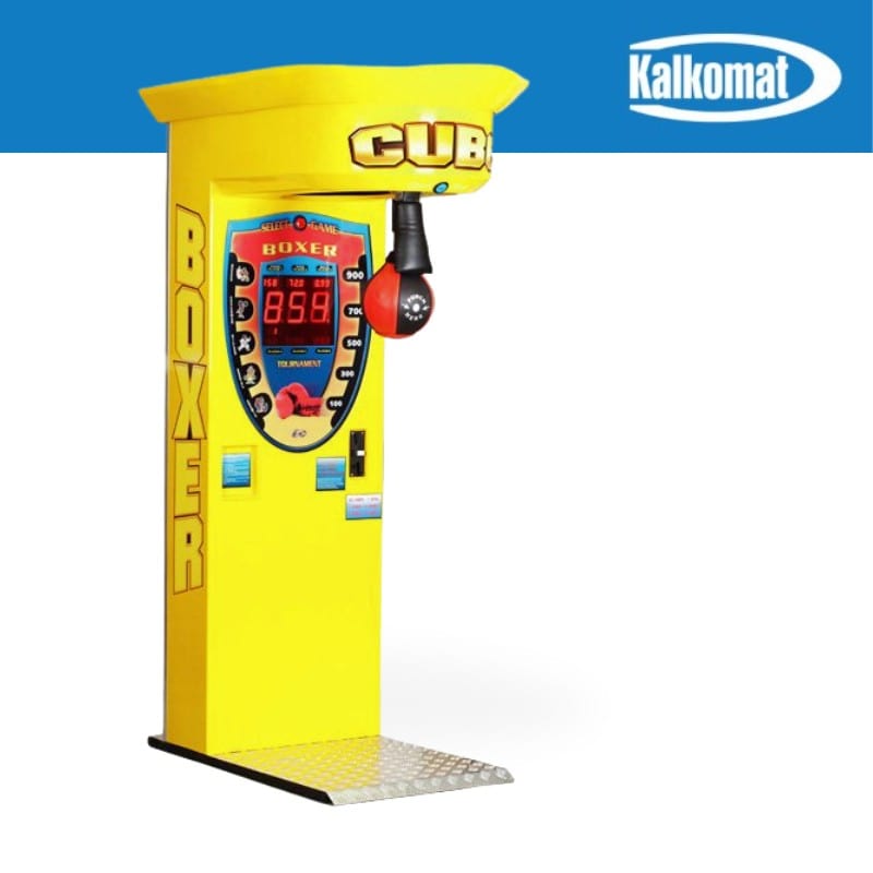 Kalkomat | Boxer Cube | Punching Game Machine | 7 Design Options Punching Machine