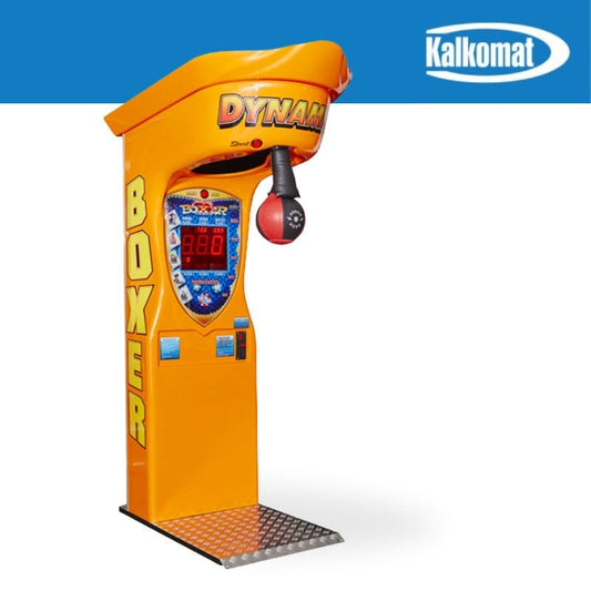 Kalkomat | Boxer Dynamic | Punching Game Machine | 3 Colours Yellow Punching Machine
