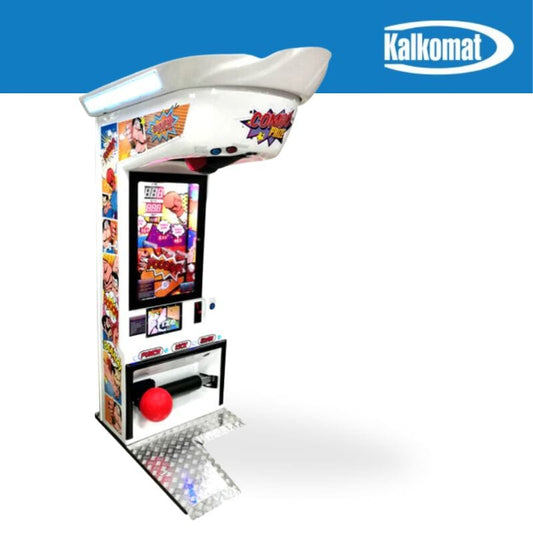 Kalkomat | Combo Prize Comic | Punching and Kicking Game Machine | Red or White Punching Machine