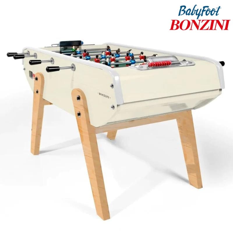 Bonzini B90 'Eames Inspired' Football Table in Pastel (9 Colours) Cream Foosball Table