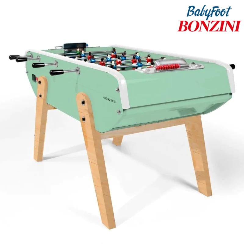 Bonzini B90 'Eames Inspired' Football Table in Pastel (9 Colours) Light Green Foosball Table