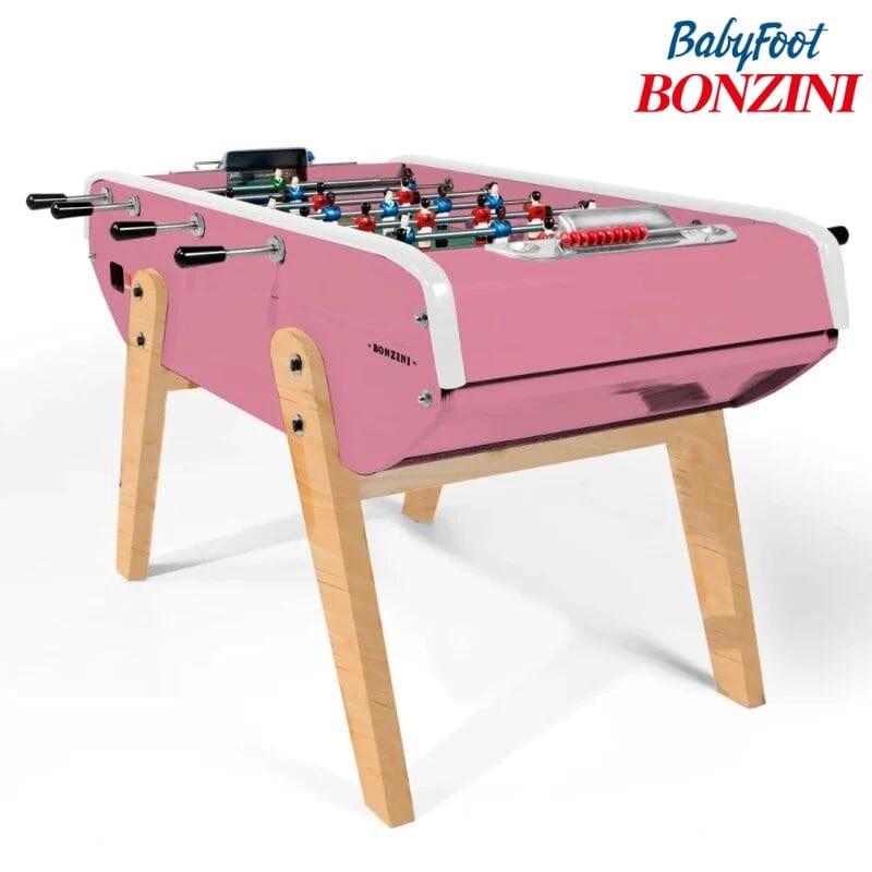 Bonzini B90 'Eames Inspired' Football Table in Pastel (9 Colours) Pink Foosball Table