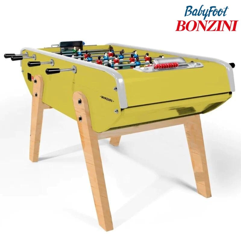 Bonzini B90 'Eames Inspired' Football Table in Pastel (9 Colours) Yellow Foosball Table