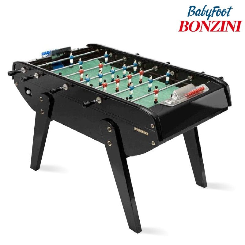 Bonzini B90 Football Table in Black, White, Walnut or Ceruse All Black Foosball Table