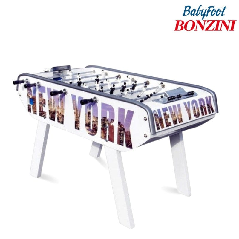 Bonzini B90 New York Football Table| Black or White White New York Foosball Table
