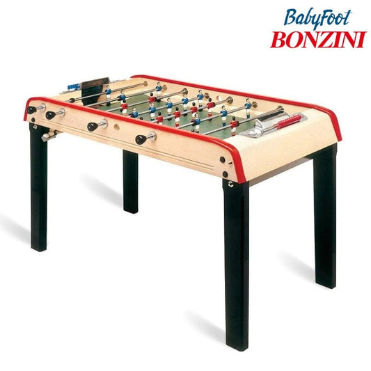 Bonzini Straight Leg Wheelchair Accessible Football Table Beech Foosball Table