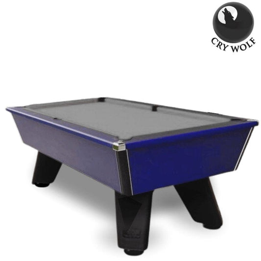 Cry Wolf Indoor Pool Table - Slate Bed - Midnight Blue - 6ft & 7ft Pool Tables