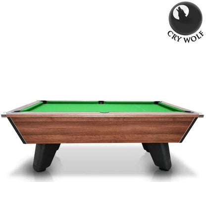 Cry Wolf Outdoor Pool Table - Slate Bed - Dark Walnut - 6ft & 7ft Pool Tables