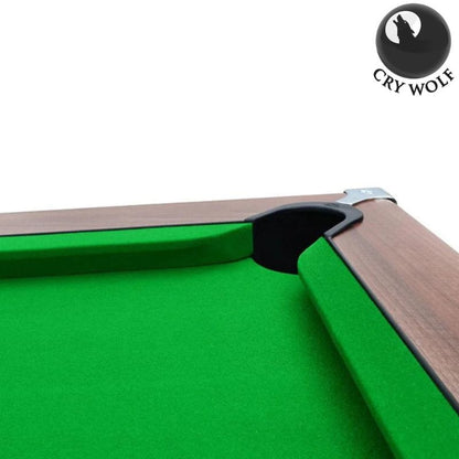 Cry Wolf Outdoor Pool Table - Slate Bed - Dark Walnut - 6ft & 7ft Pool Tables