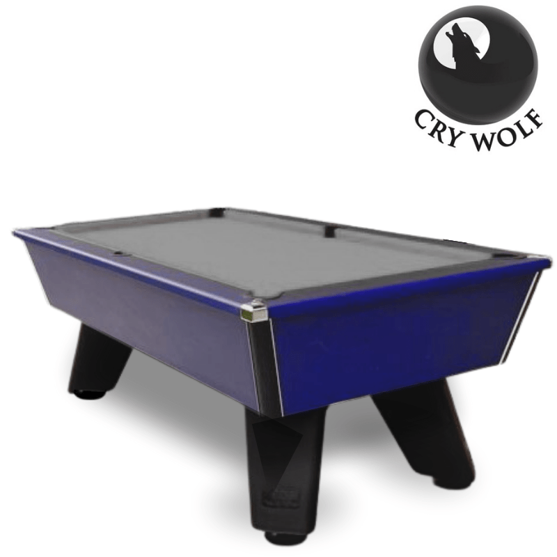 Cry Wolf Outdoor Pool Table - Slate Bed - Midnight Blue - 6ft & 7ft Pool Tables