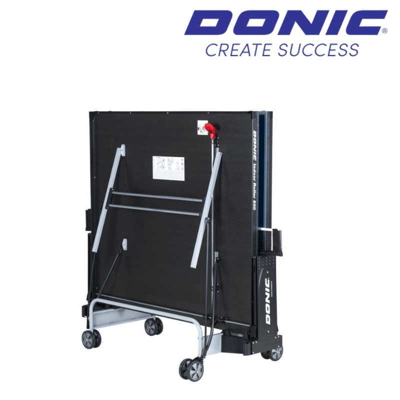 DONIC Indoor Roller 800 Table Tennis Table - Blue Table Tennis