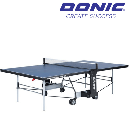 DONIC Indoor Roller 800 Table Tennis Table - Blue Table Tennis