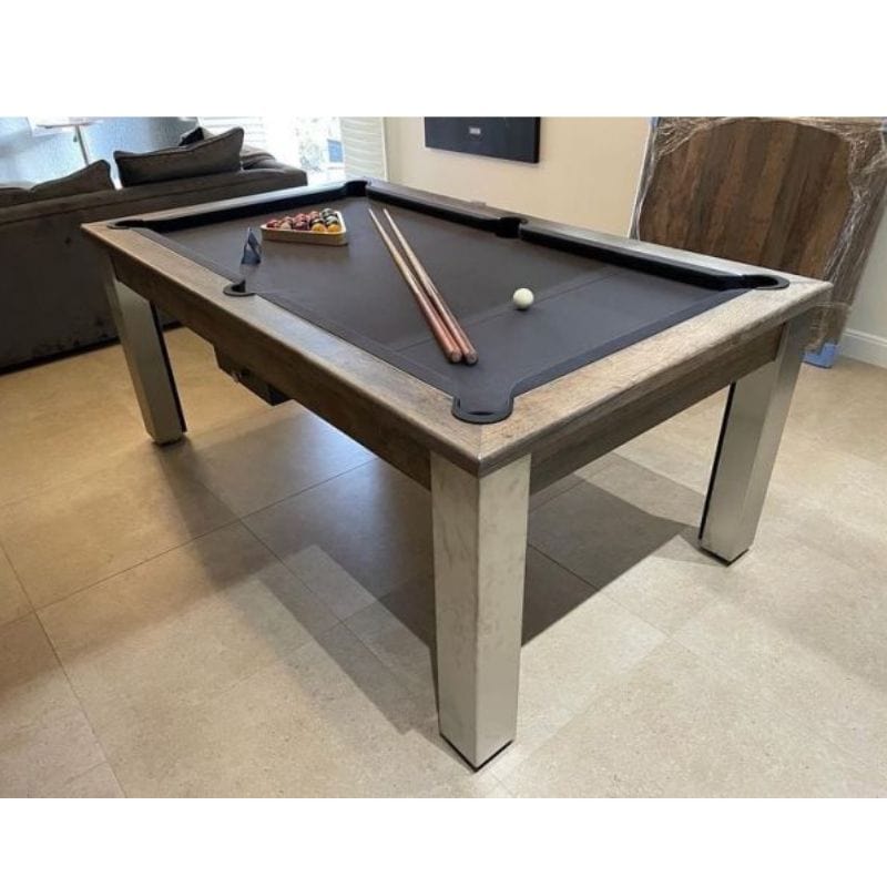 FMF | Elixir Slate Bed Indoor Pool Dining Table | Various Custom Finishes | 6ft & 7ft Sizes Pool Tables