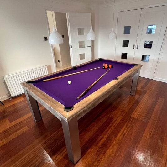 FMF | Elixir Slate Bed Indoor Pool Dining Table | Various Custom Finishes | 6ft & 7ft Sizes Pool Tables