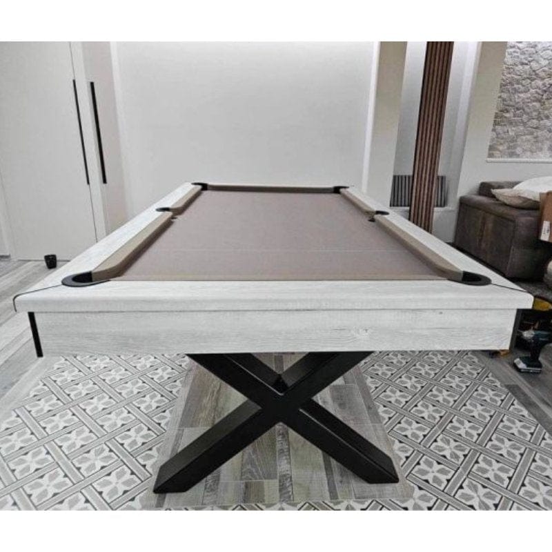 FMF | Xcalibur Slate Bed Indoor Pool Dining Table | Various Custom Finishes | 7ft Size CUSTOM: choose from 12+ finishes! Pool Tables