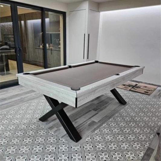 FMF | Xcalibur Slate Bed Indoor Pool Dining Table | Various Custom Finishes | 7ft Size CUSTOM: choose from 12+ finishes! Pool Tables