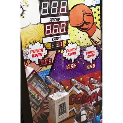 Kalkomat | Combo Prize Comic | Punching and Kicking Game Machine | Red or White Punching Machine